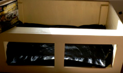 battery box lined with polyethylene