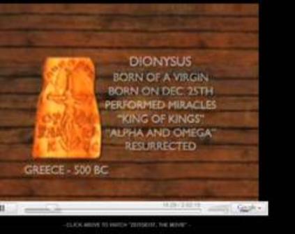 Dionysus has the same characteristics as Jesus