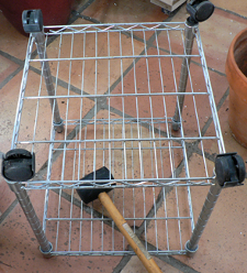 Getting ready to resize my chrome cart